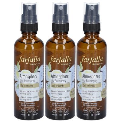 Farfalla Bio-Raumspray sei erfr Lemongrass 75 ml x3 3x75 Spray