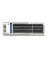 STAEDTLER Lumocolor omnichrom Nachfüllpatrone nicht dauerhaft 3 mm Packung mit 12 Water-soluble lead black 3mm (218-9)