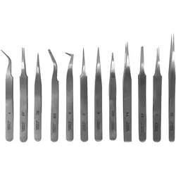 Modellbau-Pinzetten-Set, 12-teilig