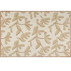 WECONhome Kurzflorteppich Summers Peak beige multi 70x140 cm