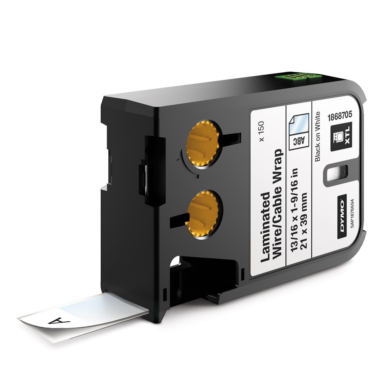 DYMO® Original XTL Etikett, für XTL 300/500, selbstlaminierend, 150 Stück auf Trägerband 1868705