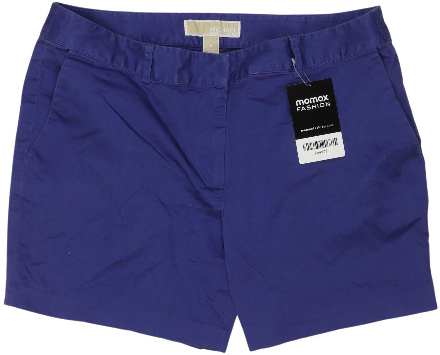 Michael Michael Kors Damen Shorts, Blau, Gr. M (US 6), Baumwolle / Elasthan - Second Hand