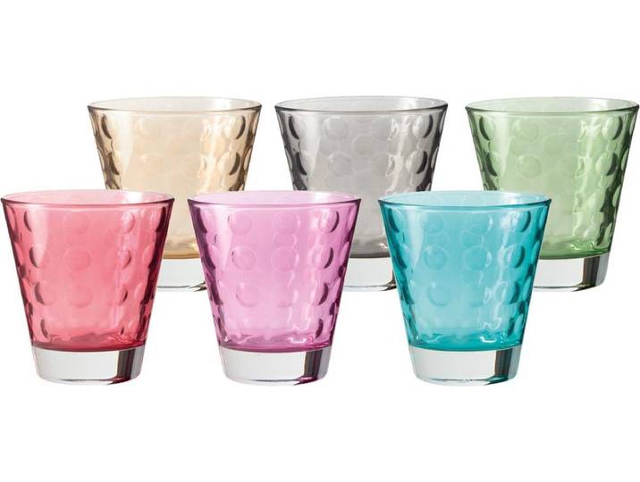 Leonardo OPTIC Drinkkglas assorti 220ml - set/6