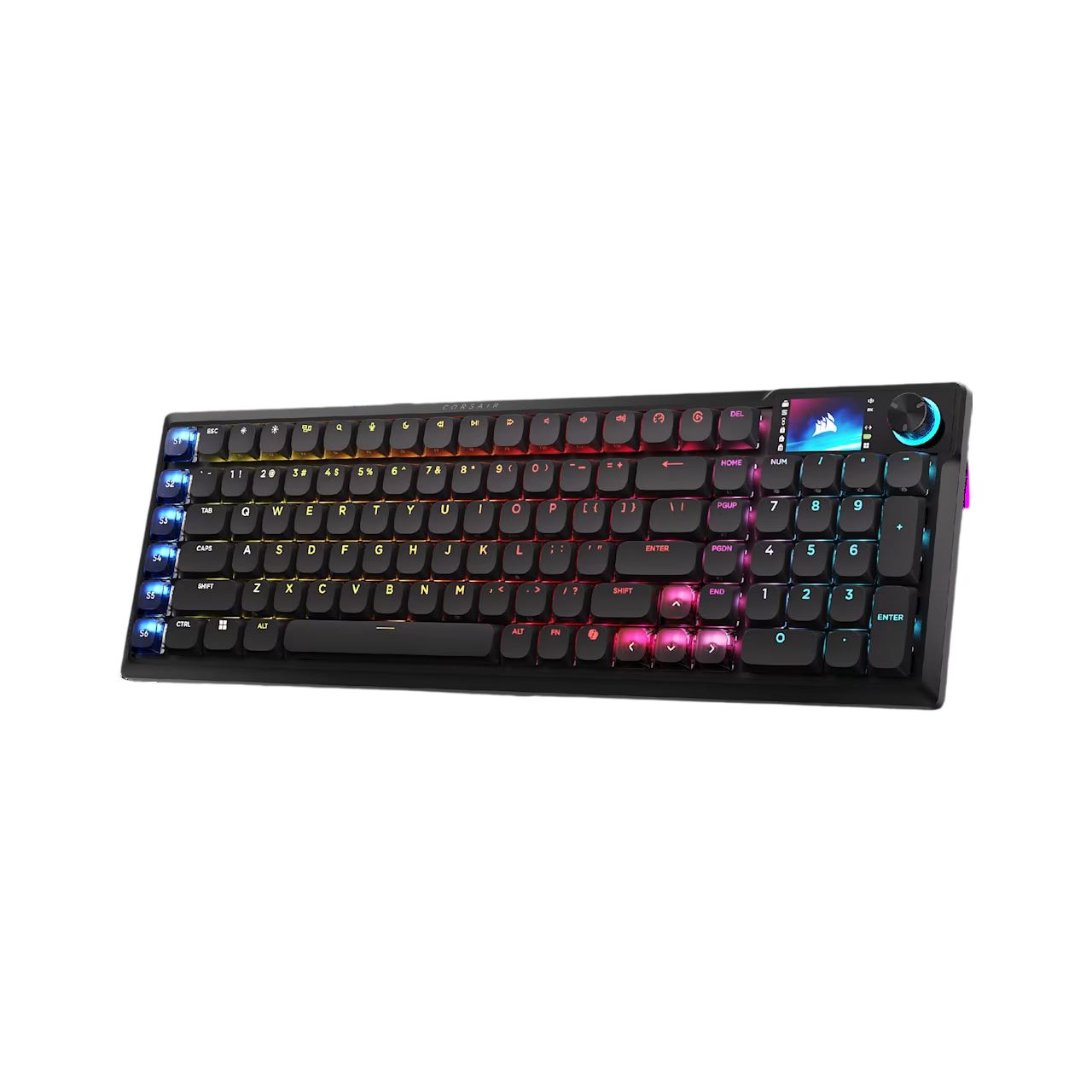 Corsair Vanguard Air 99 Wireless Gaming-Tastatur, optisch-mechanisch, Low Profile, 8K Polling, DE-Layout - schwarz