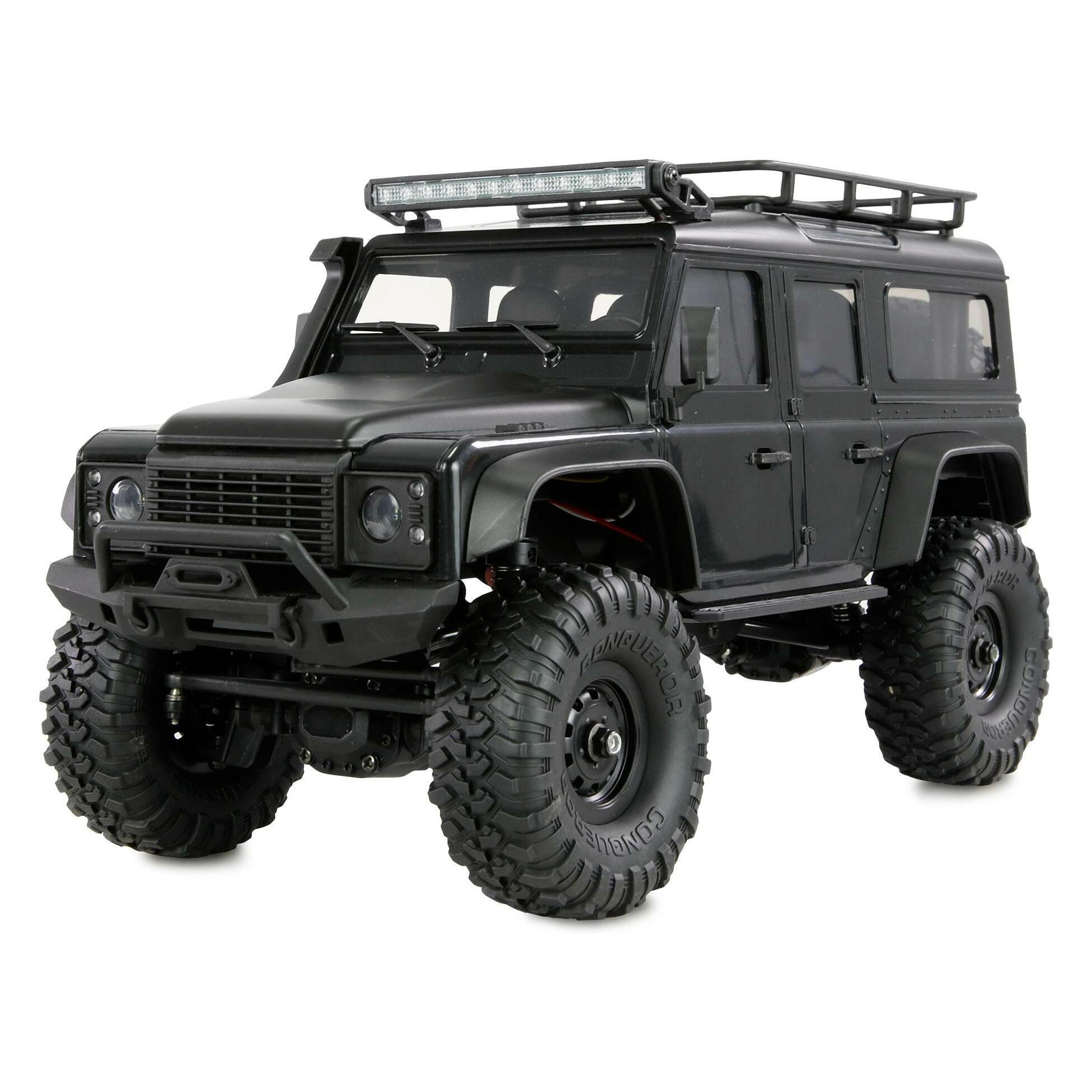 Amewi RC Crawler Mini-D90 AMXRock 4WD 1:16 RTR schwarz (RTR Ready-to-Run) (22725)