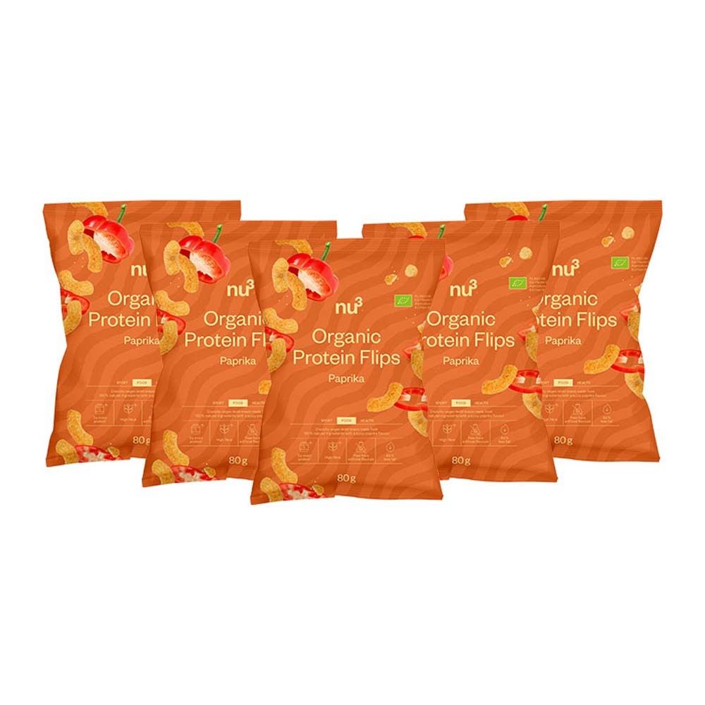 nu3 Bio Protein Flips Paprika 5er-Set 5x80 g Sonstige