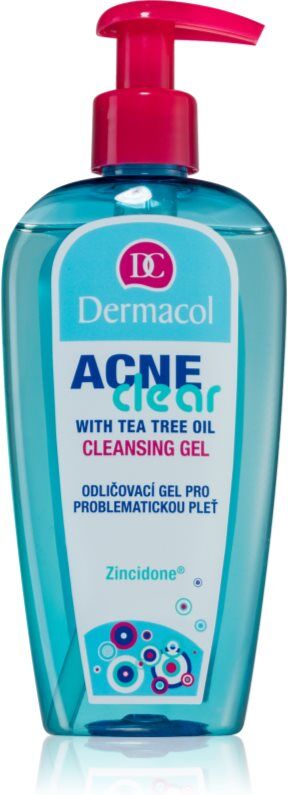 Dermacol Acne Clear makeup remover cleansing gel for problem skin 200 ml
