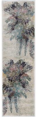 Porch & Den Pallette Contemporary Abstract Brush Shag Rug