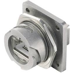 Telegärtner 100007415 STX V1 RJ45-Flanschset Metall Variante 1 100007415 Kupplung, Einbau Pole: 8P8C Polzahl Sensoren 8P8C Metall 1 St.