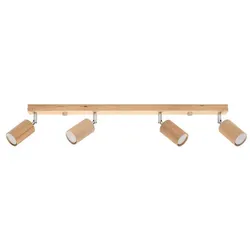 Sollux SL.1042 Deckenleuchte BERG 4 Natural Holz
