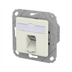METZ CONNECT E-DAT C6A LSA++ Dose, 1 Port, UPk, reinweiß 130E371102-I