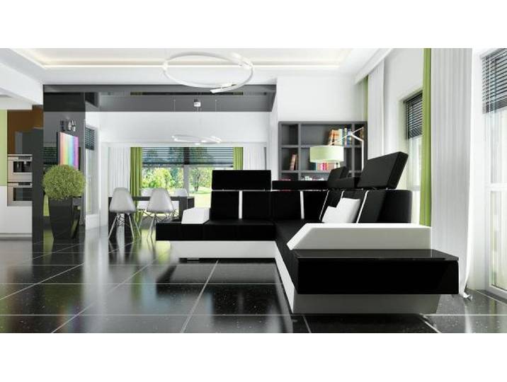 JVmoebel Ecksofa Designer Ledersofa in elegantem Design für stilvolles Wohnen, Made in Europa