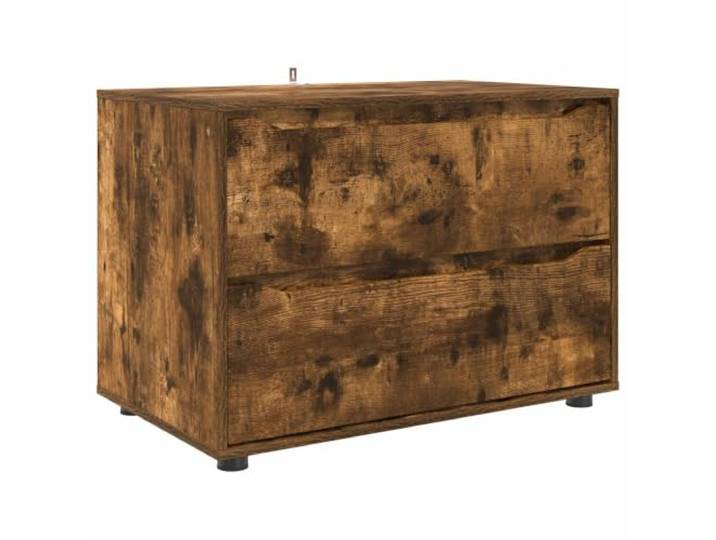 YUTAASU Aufbewahrungsschrank Geräucherte Eiche 80x48x57 cm