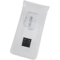 EICHNER 100 Selbstklebetaschen für USB Sticks transparent, 4x7.5 cm