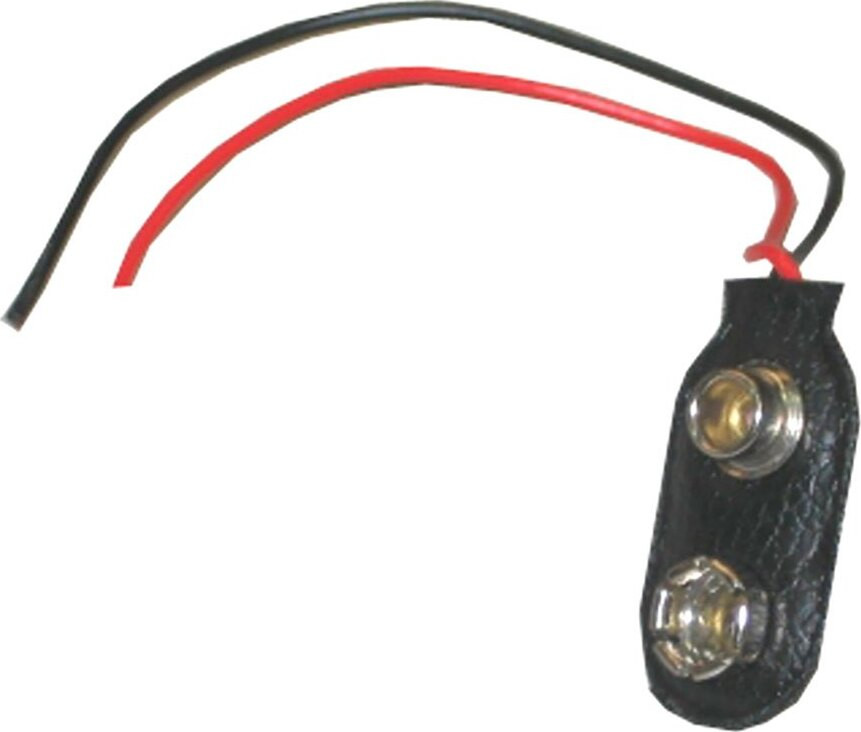 EDM 6f22-batterijclip met kabel, 9V, goudkleurig