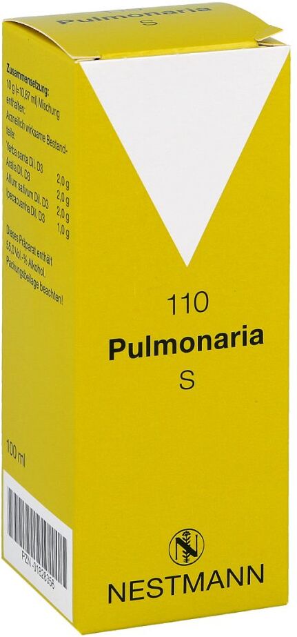 NESTMANN Pulmonaria S 110 Tropfen 100ml
