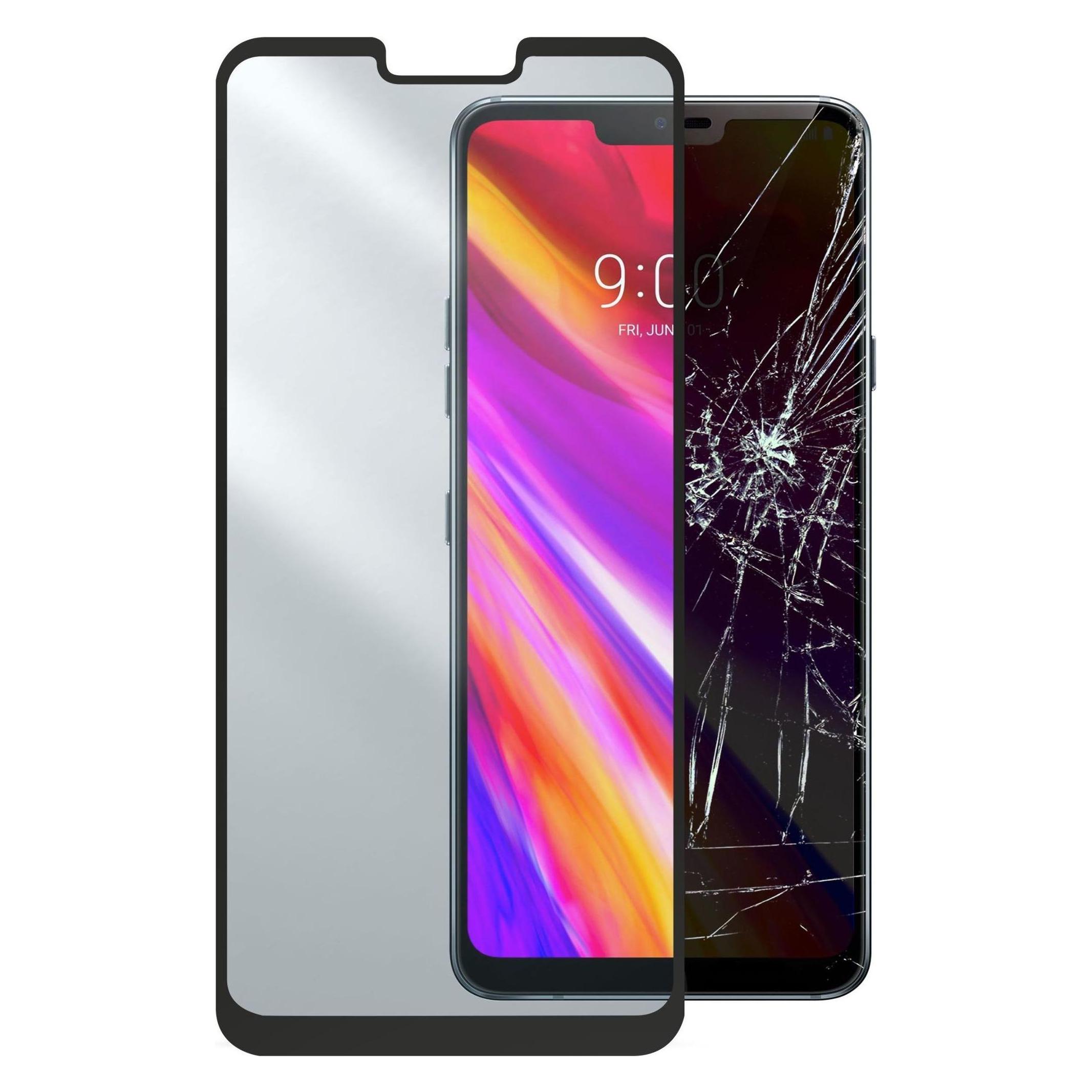 Cellularline Tempered glass for LG G7, black (1 Stk., LG G7) (8018080330032)