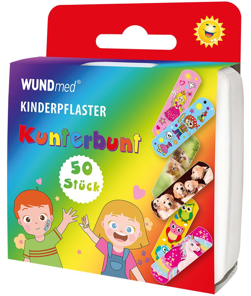 WUNDmed® Pflaster Kunterbunt bunt 50 St. 05-010