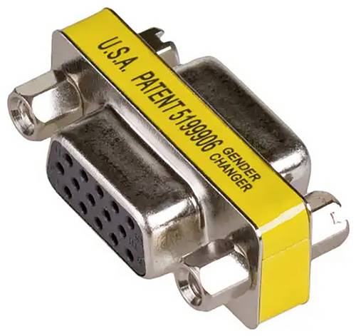 Akyga AK-AD-18 D-SUB Adapter D-SUB-Buchse 15pol. - D-SUB-Buchse 15pol. 1St.