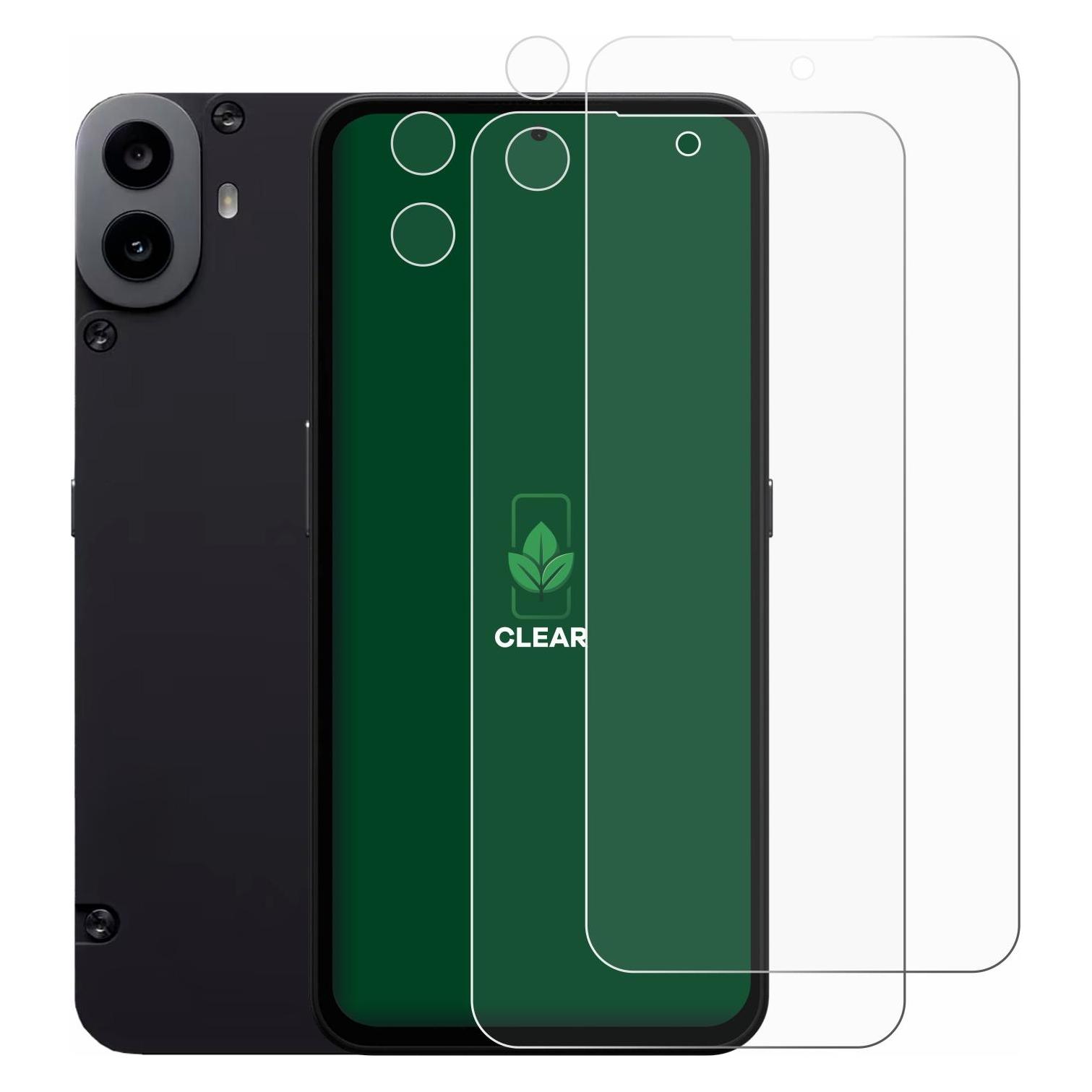ScreenLeaf Schutzfolie für Nothing CMF Phone 1 (Display+Kamera) Displayschutz Display Schutz Folie Klar (Nothing CMF Phone 1) (6155568)