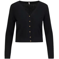 Blutsgeschwister Cardigan Save the World - plain black braid XL