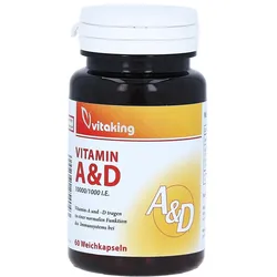 Vitamin A & D 10.000/1.000 I.E. Kapseln 60 St