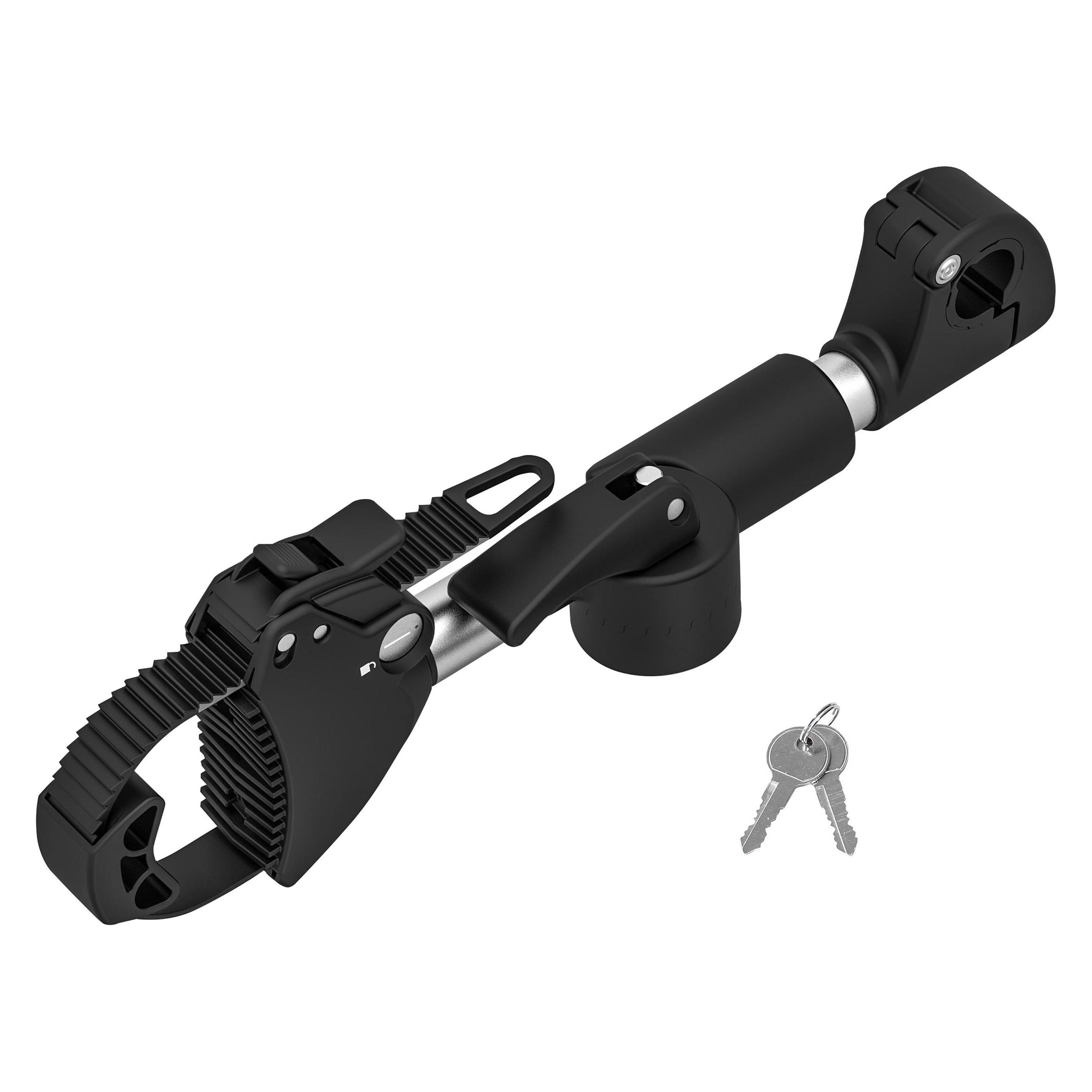 Eufab Strap-Rahmenhalter (Schwarz, Silber) (B0D5BM3CC5)