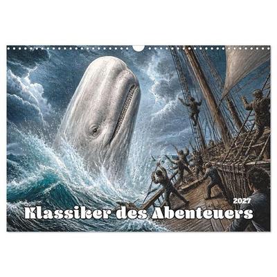 Klassiker des Abenteuers (Wandkalender 2027 DIN A3 quer), CALVENDO Monatskalender