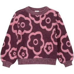 s.Oliver Pullover Blumen, lila | rosa, 92