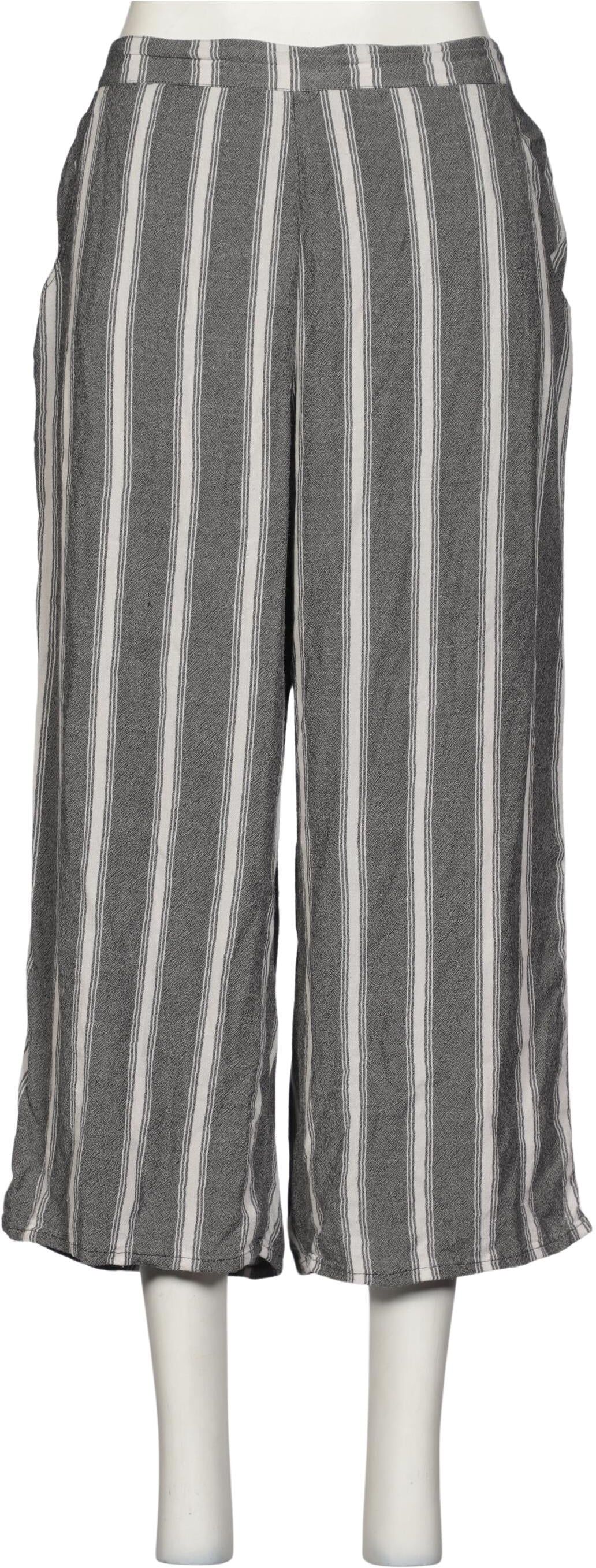 Hollister Damen Stoffhose, Grau, Gr. M, Viskose - Second Hand