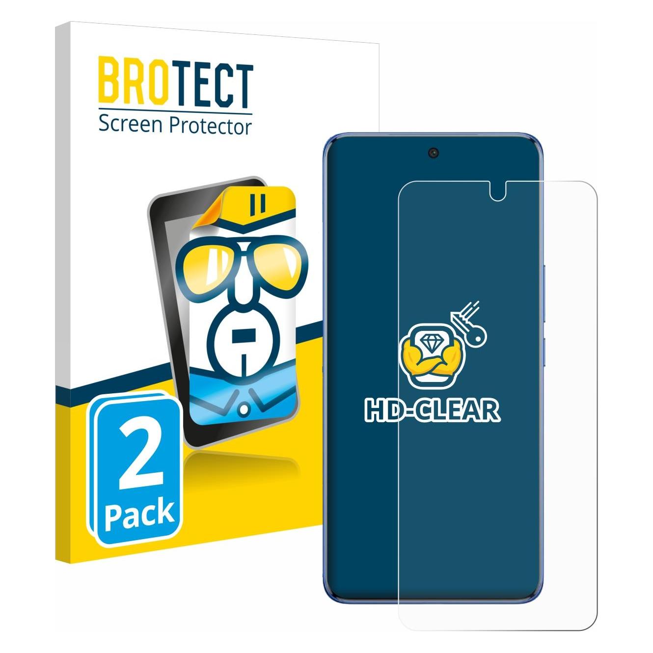 Brotect Schutzfolie Displayschutz Displayschutzfolie Folie Klar Transparent (LG V50 ThinQ) (1858215)