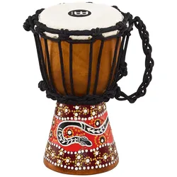 Meinl Percussion HDJ5-XXS - 4 1/2" African Style Mini Djembe, Python Design - Djembe