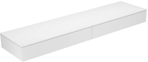 Keuco Edition 400 Sideboard 31770370000  210x19,9x53,5cm, 2 Auszüge, Trüffel/Trüffel