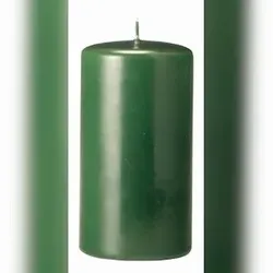 Kopschitz Kerzen Kerzen Stumpenkerzen Fairway Grün, 300 x 100 mm, 2 Stück