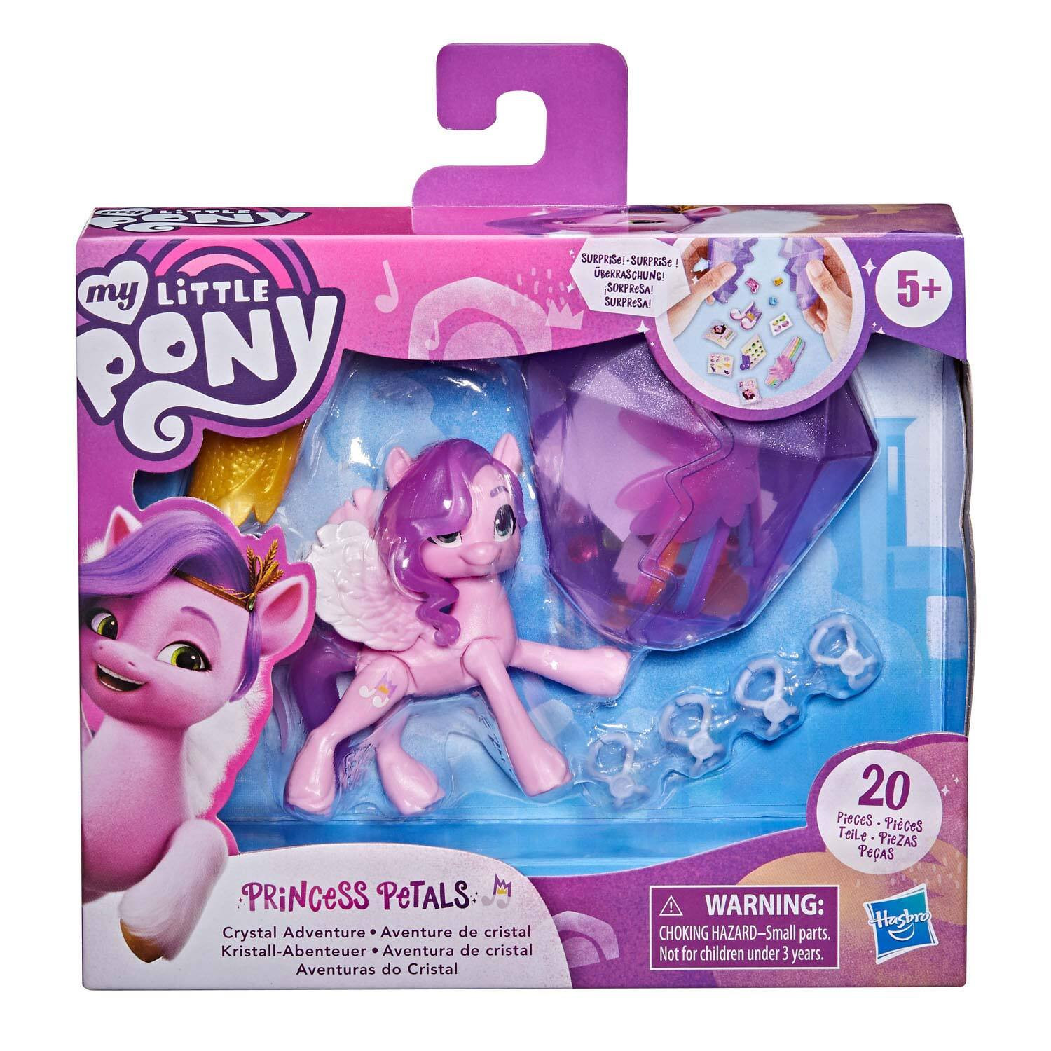 Hasbro My Little Pony Een Nieuwe Generatie Kristalavontuur Prinses Petals meerkleurig