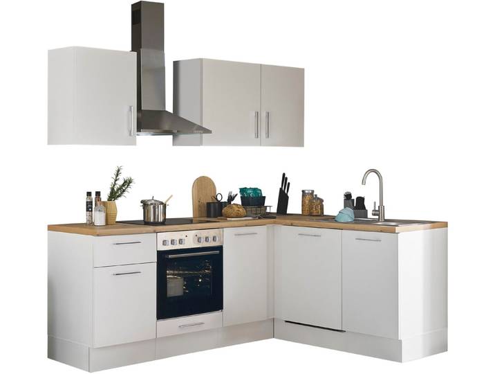BASIC by Balculina Winkelküche Turin, Stellmaße 220x175 cm, wahlweise mit E-Geräten