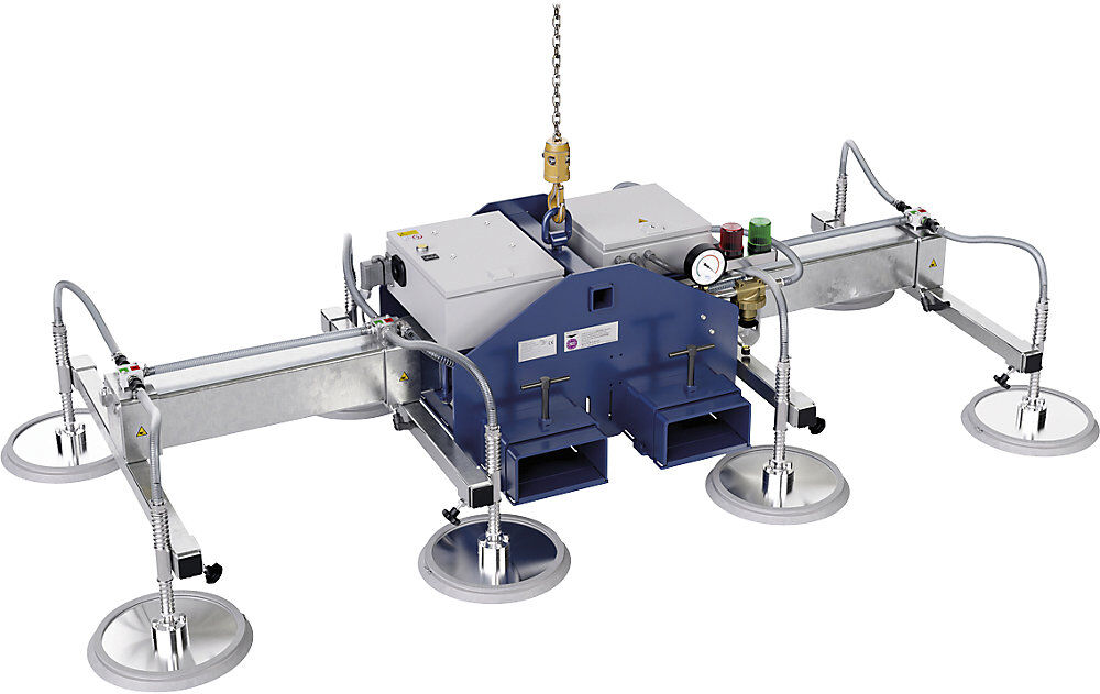 Vakuumheber AERO-SELECT, Tragfähigkeit 150 kg, Scheiben-Ø 170 mm, 4 Scheiben AERO-LIFT