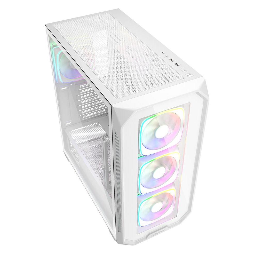 Sharkoon AK5G RGB White ATX (ATX, mATX, Mini-ITX) (4044951041848)