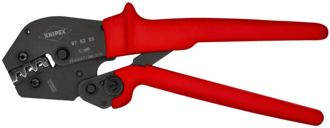 Pinces à sertir, également pour prise à deux mains Knipex (97 52 05)