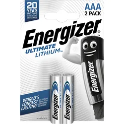 EN UL 2XAAA - Lithium Batterie, AAA (Micro), 1250 mAh, 2er-Pack