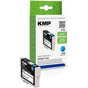 KMP kompatibel für Epson T1292, 7ml, cyan  Tinte E126