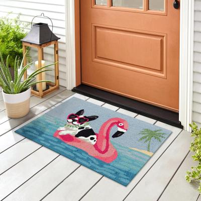 Lush Decor Frontporch Sit Stay Vacay Indoor/Outdoor Area Rug