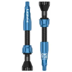 LEZYNE Tubeless Ventil CNC Pro TLR Paar | blau 44 mm