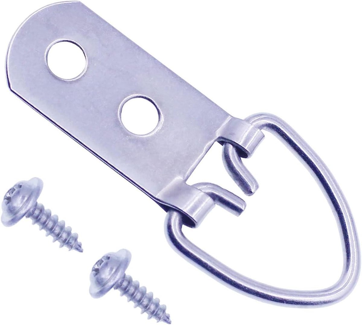 60 stuks D-ring fotohangers in zilver voor het ophangen van fotolijstjes
