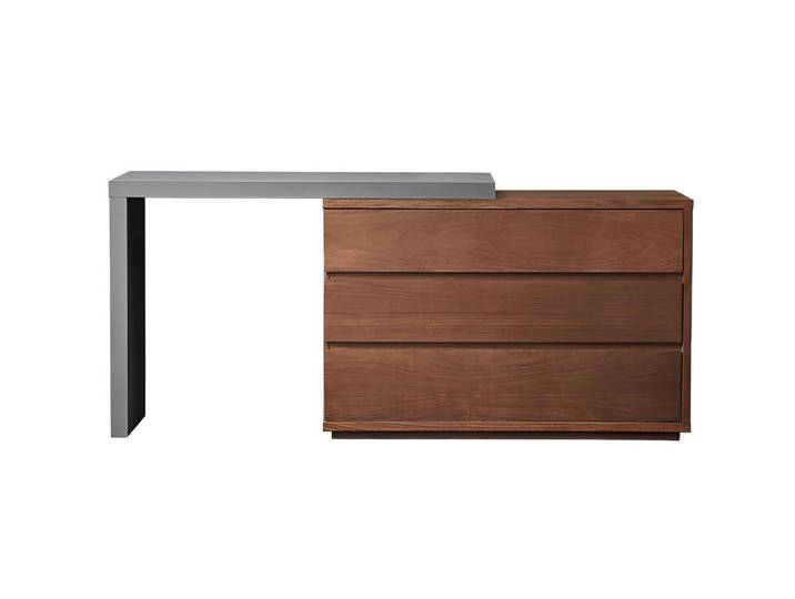 JVmoebel Kommode Eleganter Konsolentisch aus braunem Holz mit viel Stauraum (Konsolentisch+Kommode), Made in Europa