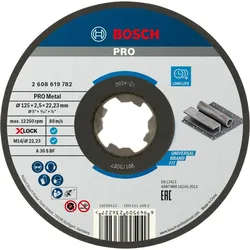 Bosch PRO X-LOCK Standard for Metal Trennscheibe gerade - 2608619782