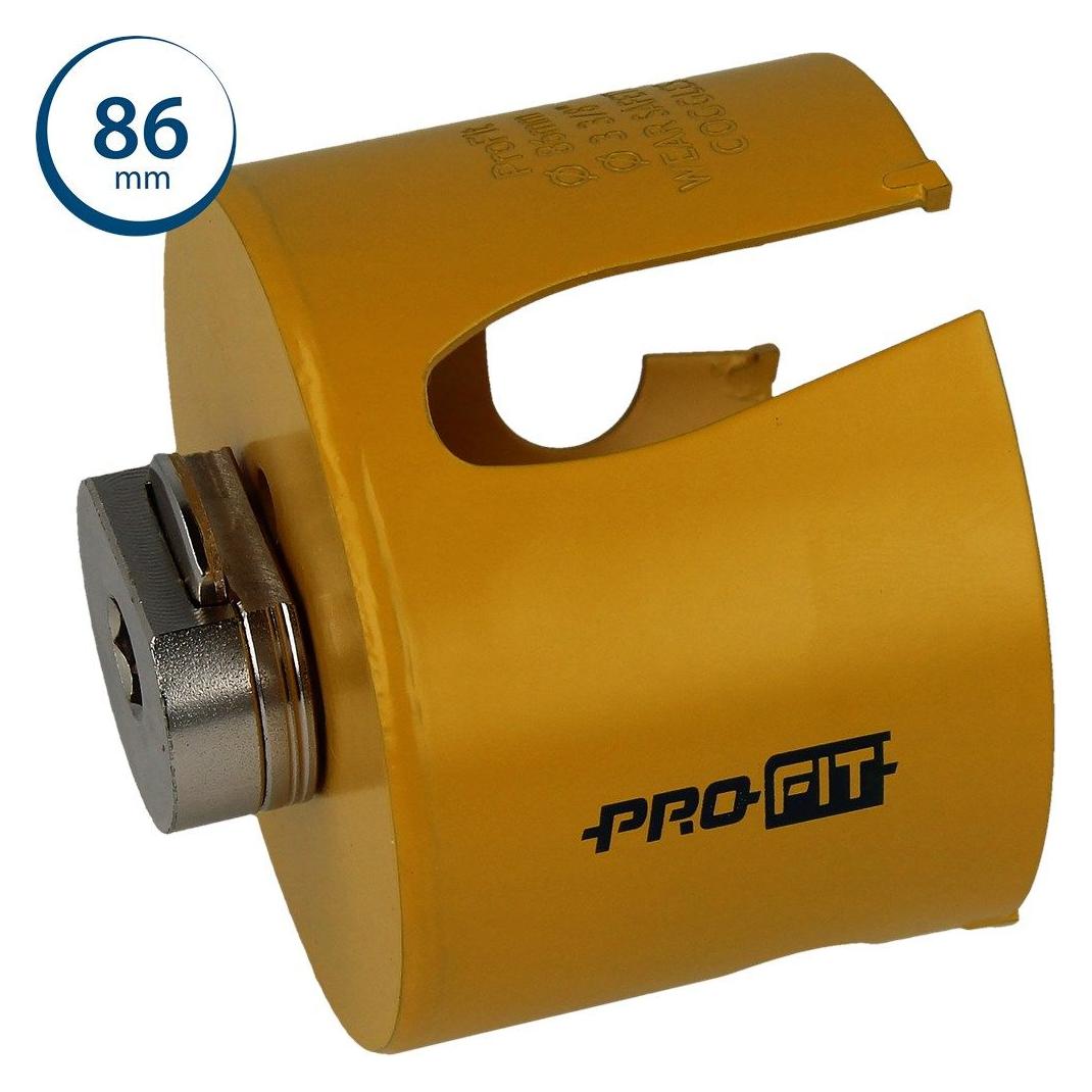 Magni PRO-FIT Multi-Purpose-Lochsäge Ø86mm mit 50mm Nutzlänge - ohne Zentrierbohrer - mit Click&Drill Aufn (86 mm) (09081086)