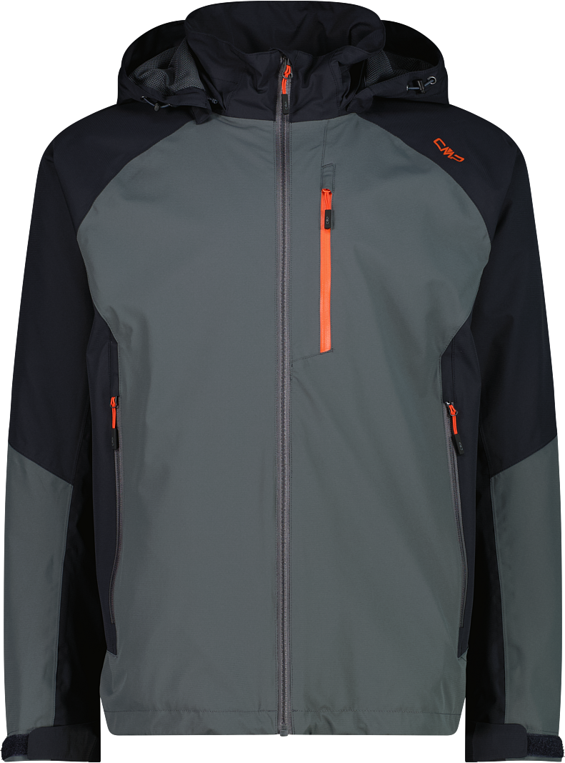 Funktionsjacke CMP, Herren, Gr. 50, grau, Obermaterial: 100% Polyester. Futter: 100% Polyester, Jacken Funktionsjacke, Wasserdichtes Ripstop-Gewebe, Verschweisste Nähte grau 50