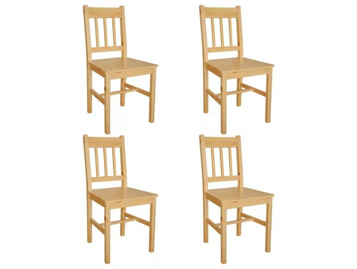 VidaXL - Esszimmerstuhl holz, One Size, Beige