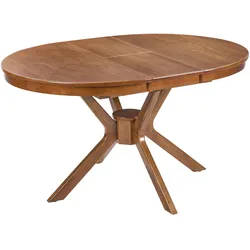 ESSTISCH ausziehbar Dunkle Eiche 107-137/107 cm Tymis
